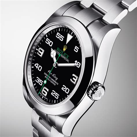 rolex oyster perpetual air king glow|rolex air king watch price.